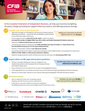 Load image into Gallery viewer, CFIB BENEFITS HANDOUT / ENCART AVANTAGES FCEI