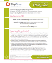 Load image into Gallery viewer, CFIB SHIPTIME HANDOUT / ENCART SHIPTIME FCEI
