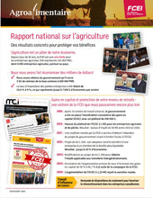 Load image into Gallery viewer, RAPPORT NATIONAL SUR L'AGRICULTURE
