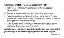Load image into Gallery viewer, FCEI DÉCALQUE MEMBRE - SANS NOMBRE D'ANNÉES
